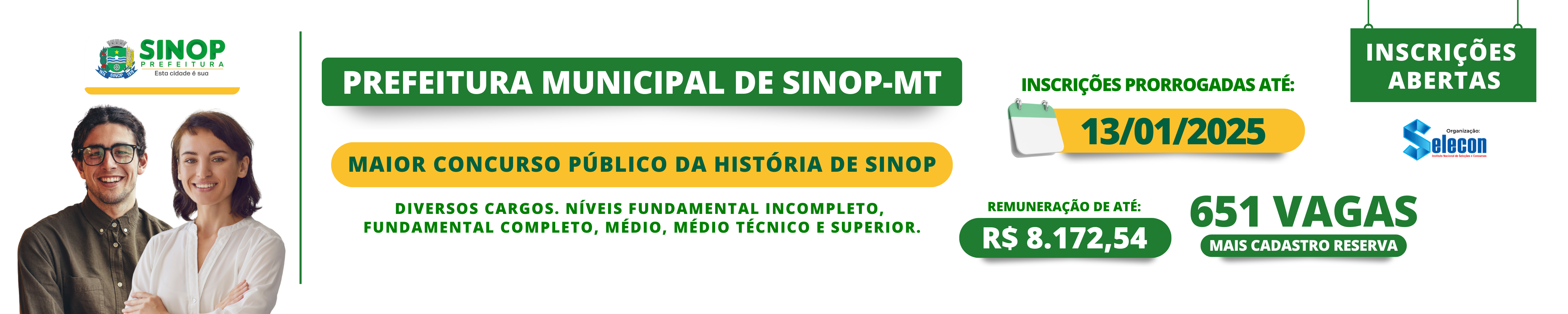 SINOP - 651 VAGAS - INSCRIÇÕES ABERTAS (1)