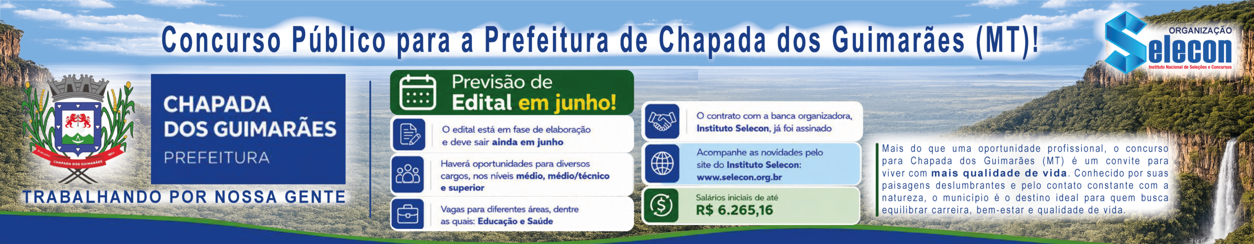 Banner - Chapada dos Guimarães.
