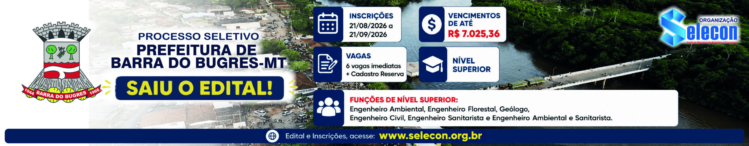 Banner - Barra do bugres-MT